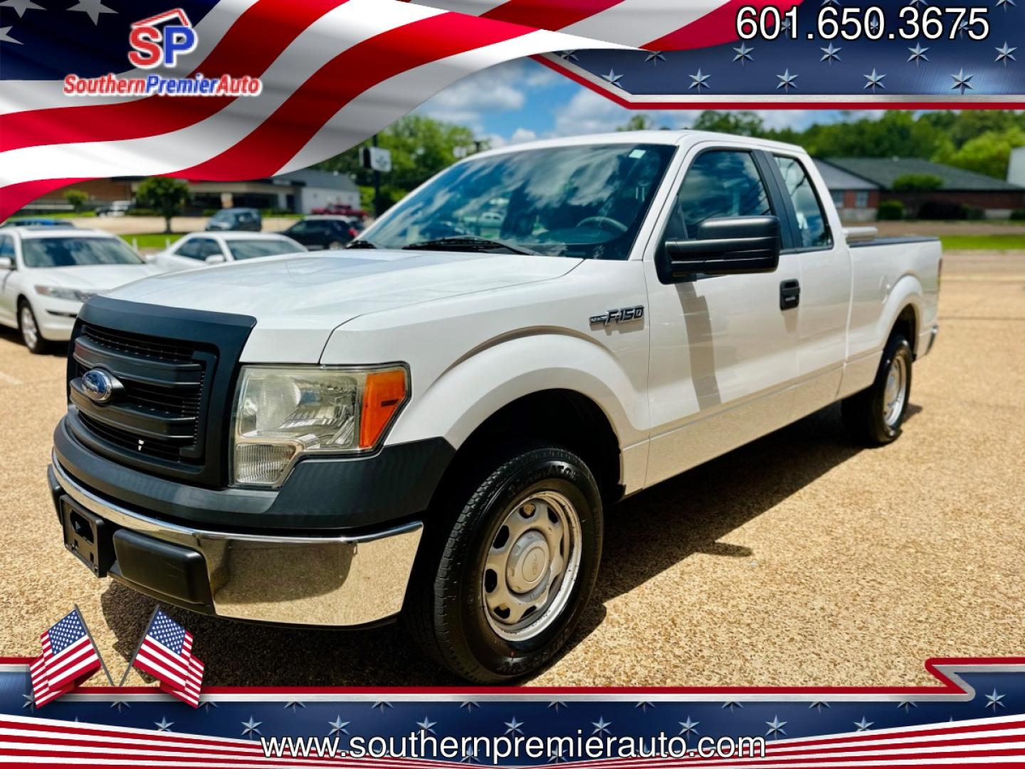 2013 WHITE FORD F-150 STX; XL; XLT; (1FTFX1CFXDK) , located at 922 W. Beacon St., Philadelphia, MS, 39350, (601) 650-3675, 32.770447, -89.127151 - Photo#2